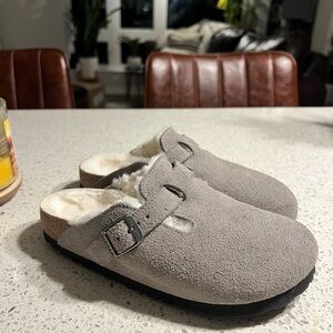 Birkenstock Boston shearling size 36
